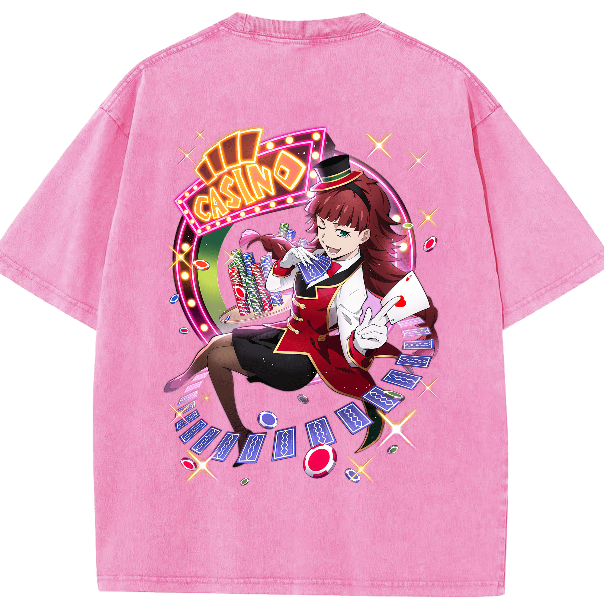 （画像用） 文豪ストレイドッグス Bungo Stray Dogs 綿100% ヴィンテージ風 半袖Tシャツ（背面プリント）